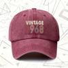 A Vintage Washed Cap from  Suitable for Both Men And Women This Solid Baseball Hat Is Perfect for All Seasons And Makes an
