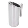 Stainless Steel Water Tie Pot Cold Drinking Pitcher with Ergonomic Handle for Home Restaurant Cafe 1L   33.8oz