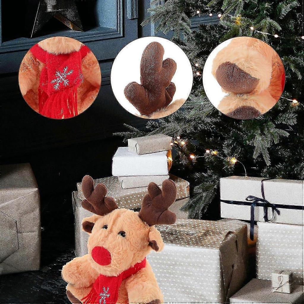 Stuffed Plush Reindeer Dolls, Christmas Elk Stuffed Animal Toys Animal Stuffed Plush Dolls