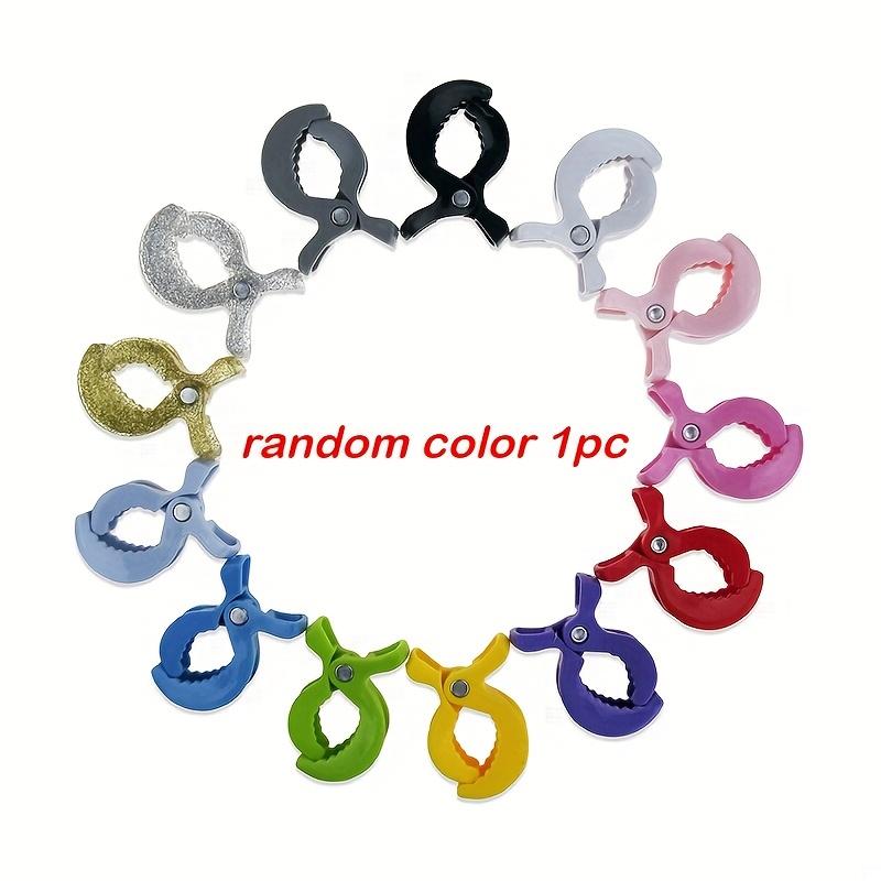 

1/5pcs Universal Stroller Clip Hooks, Multipurpose for Toys Blankets & Pacifiers, Keeps Baby Gear Secure, Colorful