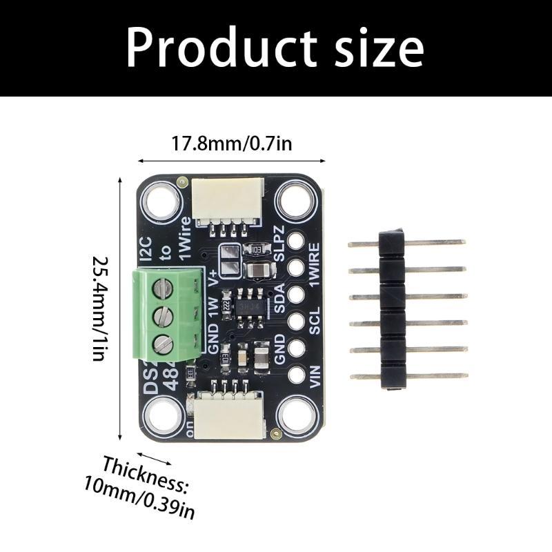 DS2484 I2C Digital Distribution Board Long Distance Open Source Board Industrial Bus Adapter Accessories