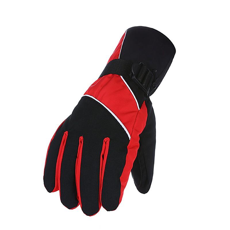 Thick Winter Warm Gloves Men Women Outdoor Cycling Skiing Windproof Fleece Lined Unisex Mittens In 5 Colors