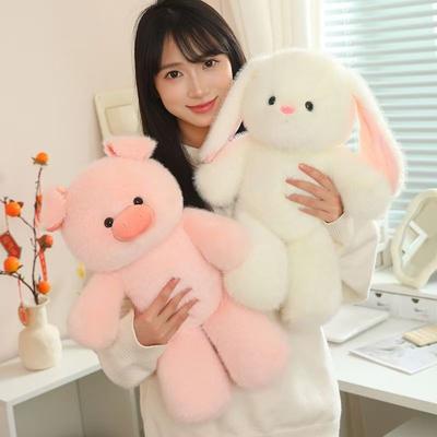 Popular Running Series Bear Rabbit Cute Doll Plush Toy Doll Girl Birthday Gift