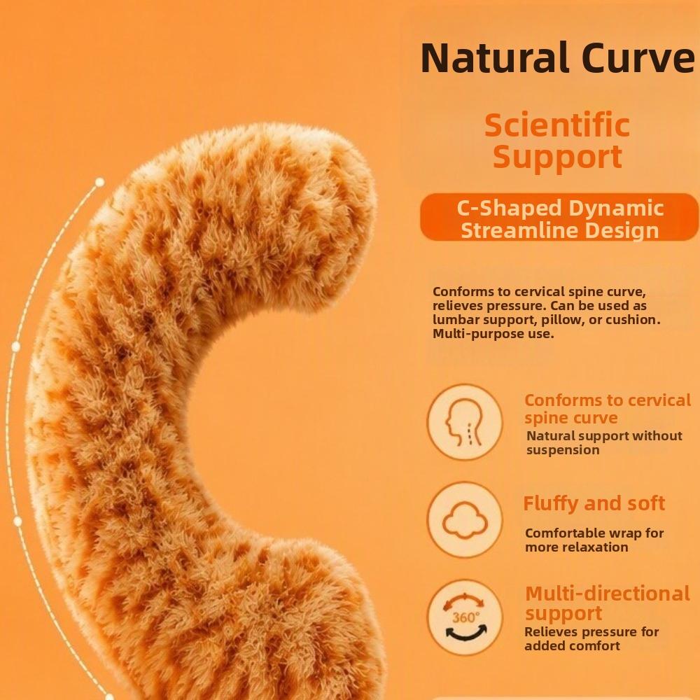 Super Soft U Shaped Pillow Plush Dog Neck Support Pillow Pet Sleeping Pillow Machine Washable