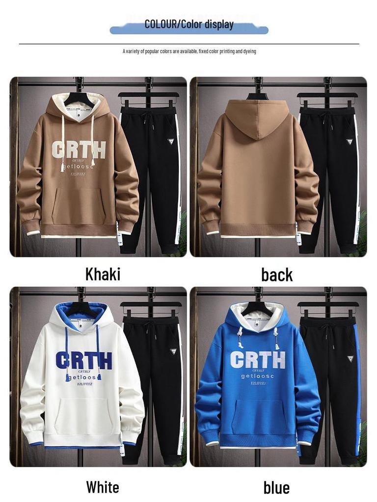 Huggorm Herr Huvtröja - Avslappnad, Tjock Sammet, Lös Passform, Trendig Ungdomsstil för Vår och Höst.