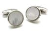 Simon Carter Edward Cufflinks (Mother-of-Pearl)