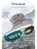 Rechargeable Electric Heated Wool Snow Boots for Women - Warm Cotton Shoes with Heating Insoles.
