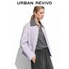 Women's Bow Quilted Round Neck Padded Jacket