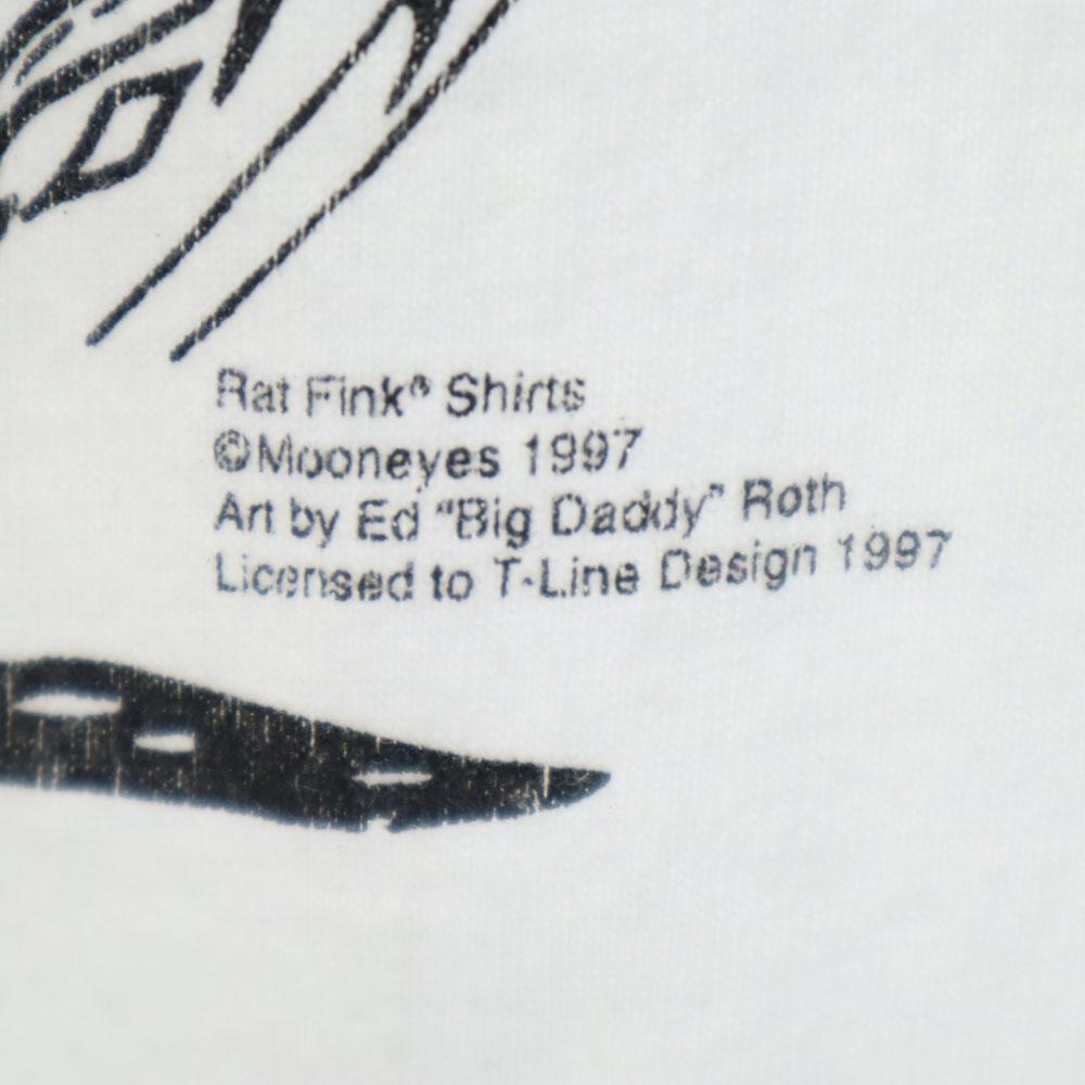 ALL SPORTS 90s Old USA made Rat Fink Edross rat fink Short sleeve T-shirt Men's Used