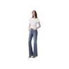 Levis SS25 Commuting Minimalist Solid Color Short Sleeve Regular T-Shirt Women Tops White 002YT-0000