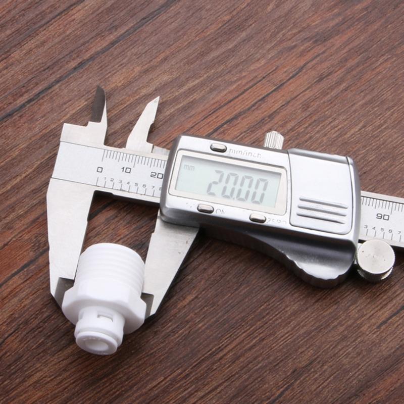 10 adet 1/2 "konu erkek 1/4" hızlı bağlantı parçaları RO su plastik boru kaplinleri konektörü su arıtıcısı aksesuarları