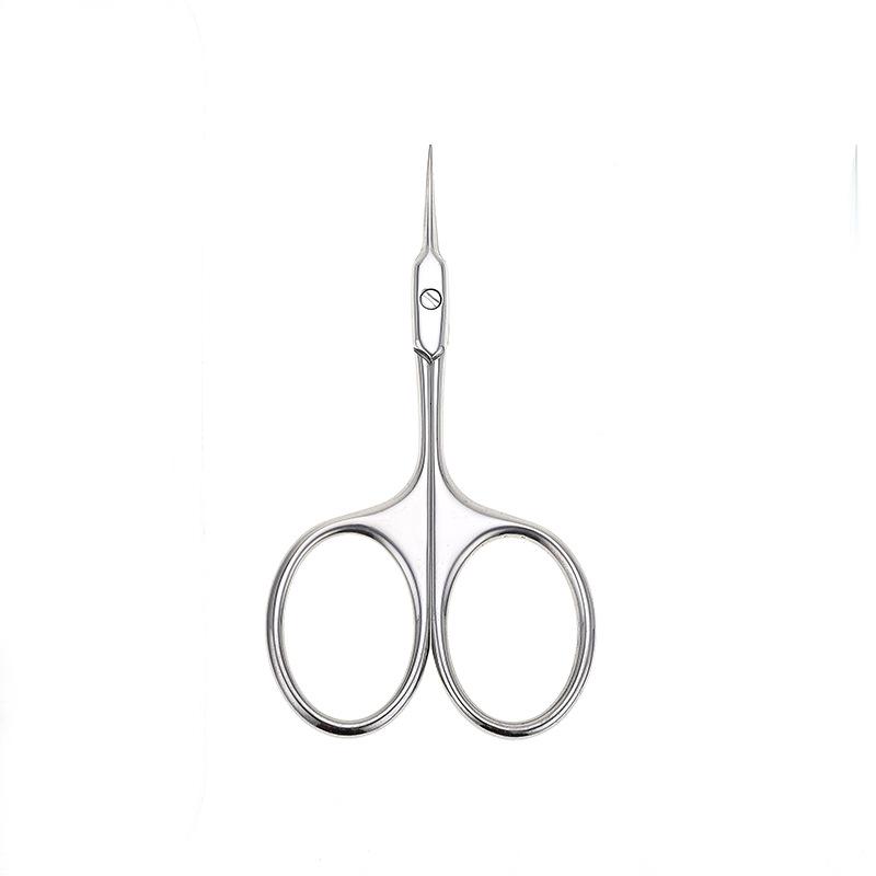 Russian 3rd-Gen Stainless Steel Cuticle Nipper - Small Curved Head, Four-Sided Blade, Nail Care Tool