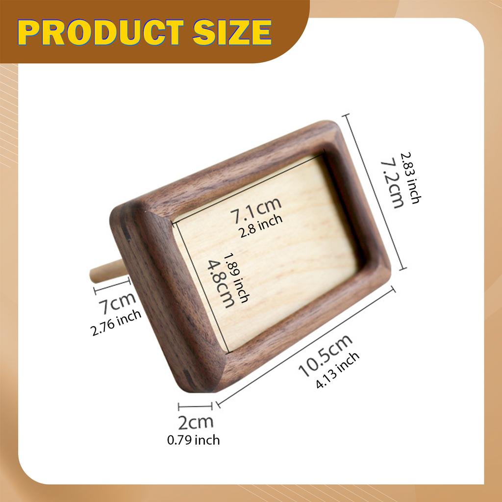 Picture Frame Wood Ornament Picture Display Frame for Cabinet Fridge Kitchen Desktop Photo Display Home Decoration Artwork