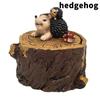 Animal Cartoon Squirrel, Hedgehog, Owl Animal Ashtray, Peeling Tree Stump Ashtray Suitable For Home, Office And Hotel Decoration