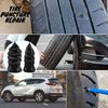 10-40pcs Car Tyre Repair Rubber Nail Set Universal Car Motorcycle Tyre Repair Nails Truck Scooter Bike Tire Puncture Repair Tool