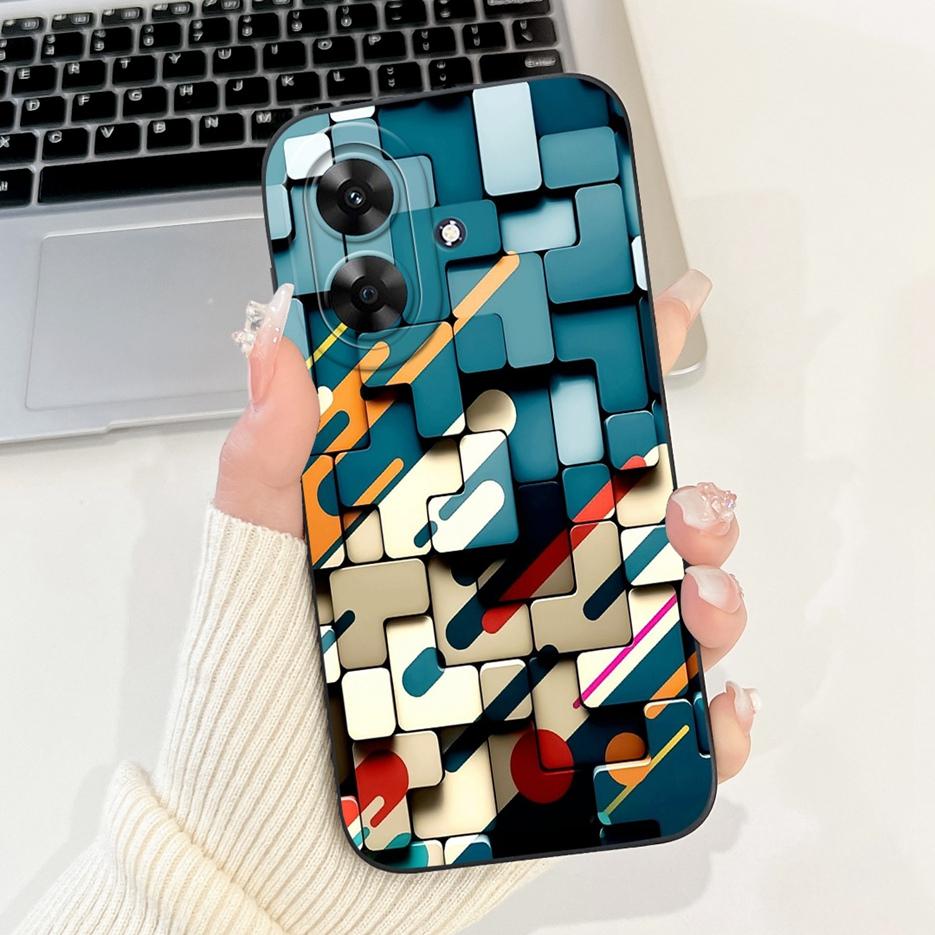 Für Realme Note 60 Hülle RMX3933 Luxus Candy Lackierte Abdeckung Weiche TPU Handyhülle Für Realme Note 60X Note60 Narzo N61 Fundas Coque