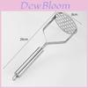Stainless Steel Potato Masher With Round And Square Openings For Home Kitchen Use