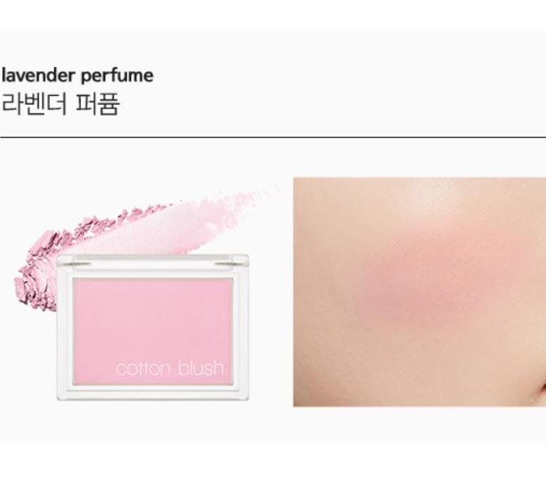 MISSHA Cotton Blusher – Soft Matte Korean Powder Blush (8 Colors)