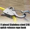 Adjustable Quickly release Anchors Rope Hook Boats Spring Hook for Secure Tie Downs for Efficient Docking and Anchoring