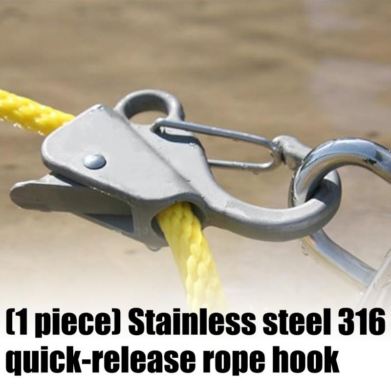 Adjustable Quickly release Anchors Rope Hook Boats Spring Hook for Secure Tie Downs for Efficient Docking and Anchoring