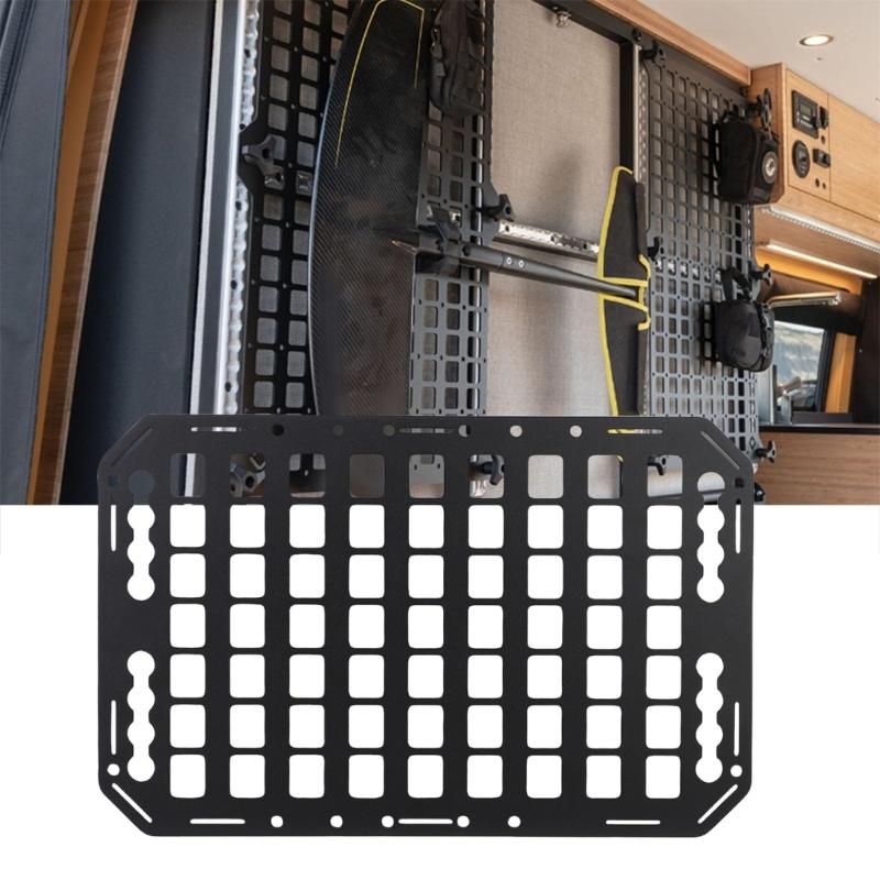 Versatiles Panel Organizers For Efficient Storage Of Small Items And Gear In Vehicles Featuring Modular Slot Design