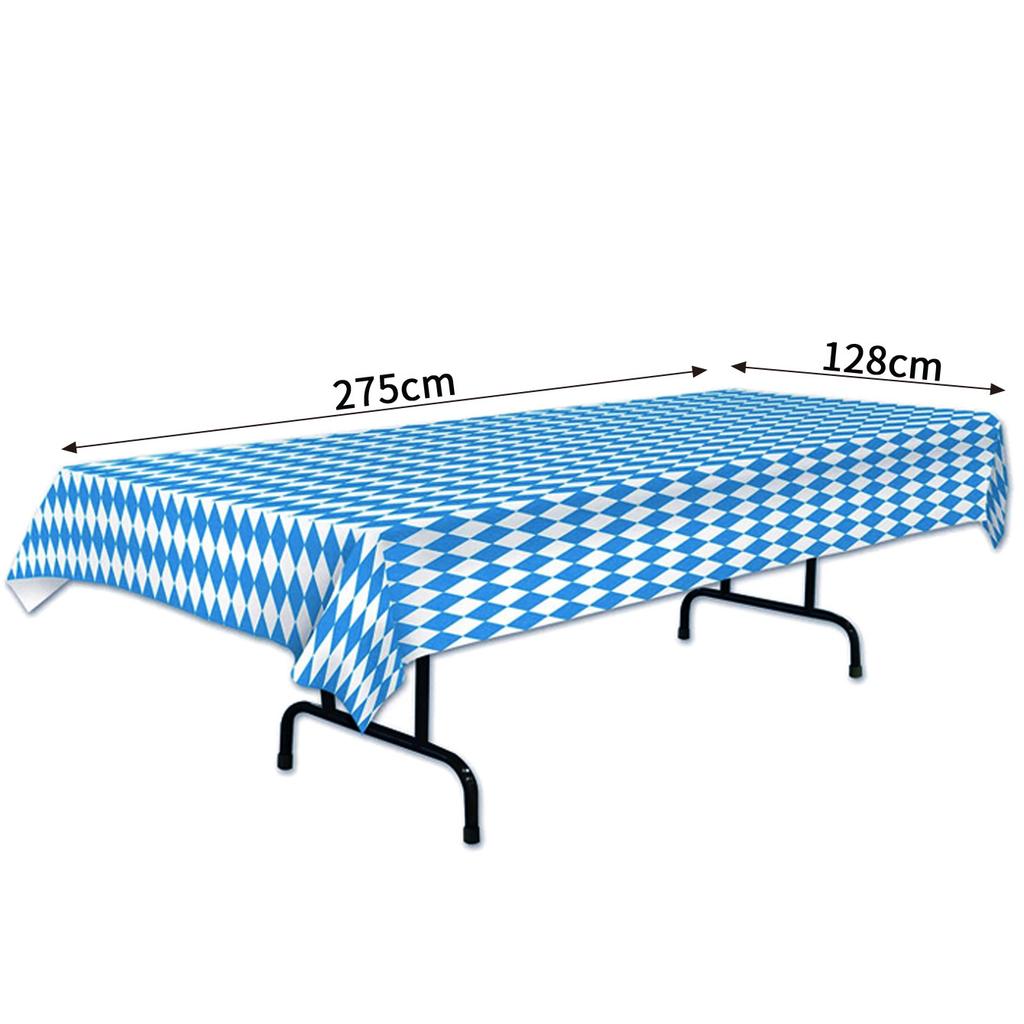 1 Pc Oktoberfests Decorations Kit,German Party Supplies,Oktoberfests Flag Banner,Tablecloth Decoration Beers Festival Party Acce