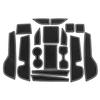 Car Gate Slot Mat for Mitsubishi Outlander 2023 + Anti-Slip Door Groove Cup Pad Interior Accessories Coaster