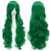 30 Colors 80cm Long Curly Hair Wig Heat Resistant Synthetic Hair Pink Green Hairpiece Party Cosplay Wigs for Women