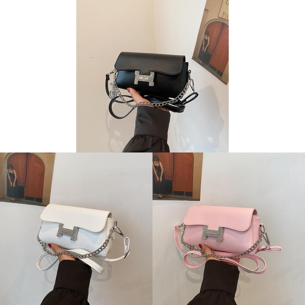 Pu Street Style Small Square Bag 2024 New Spring Fashion Shoulder Bag