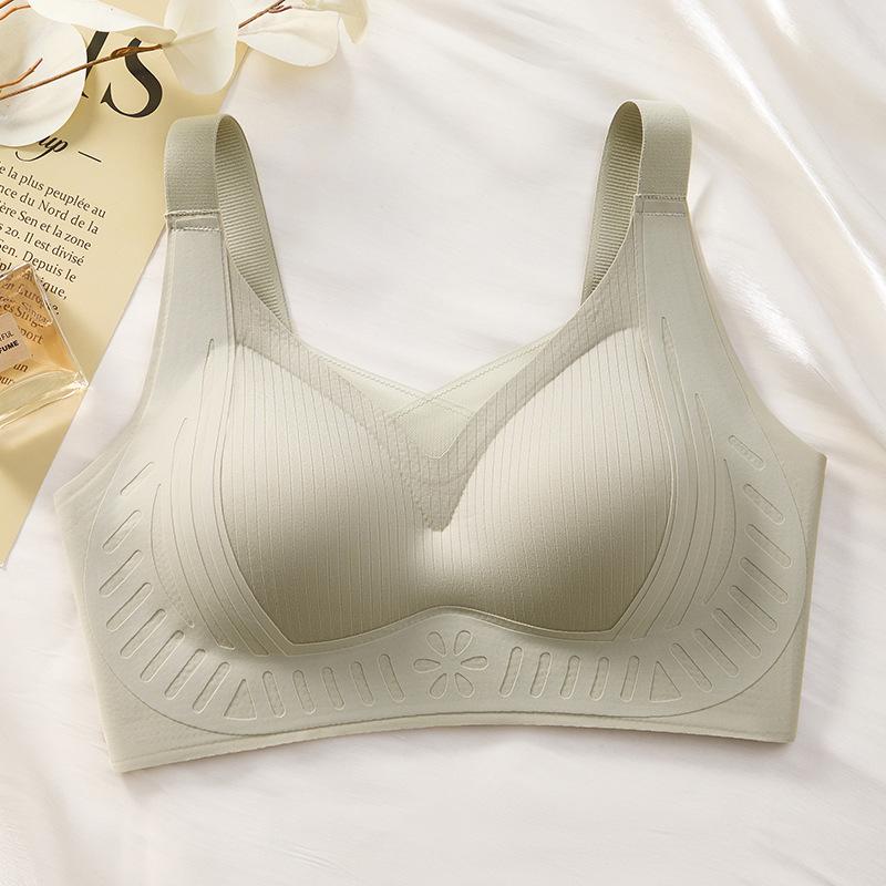 Pilates seamless adjustment underwear, small breasts gathered and breathable, no steel ring, soft support, pull and close, breast bra cover