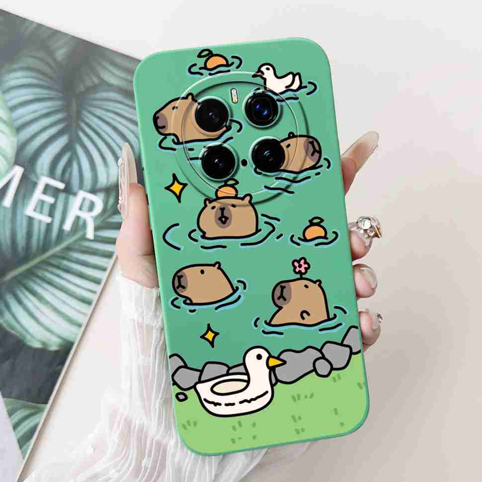 For Honor Magic7 Pro Case PTP-N49 Luxury Painted Cover Soft Silicone Phone Case For Honor Magic7 Magic 7 Pro Cover Funda Housing