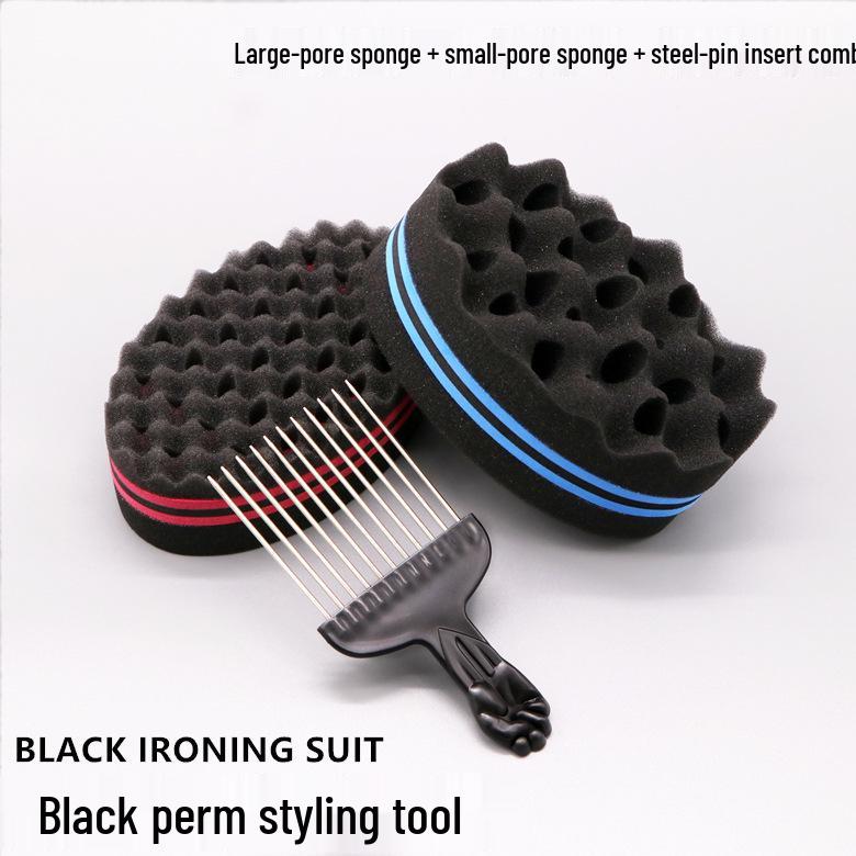 Black Afro Styling Sponge for Hip-Hop & Dreadlocks
