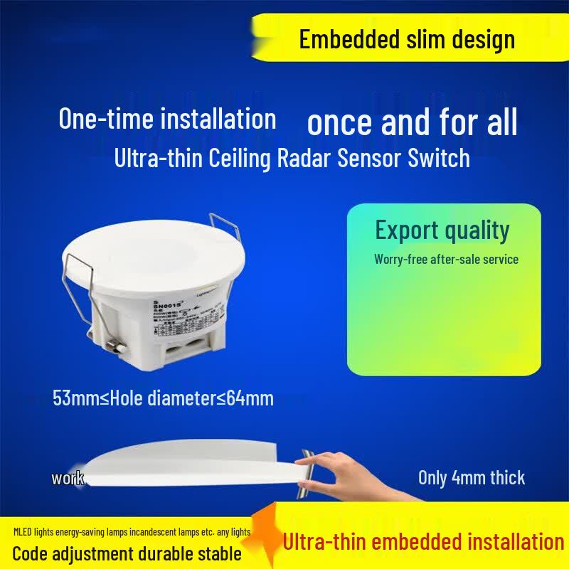 220V Ceiling Mounted Microwave Occupancy Sensor Switch
