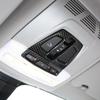 2pcs Carbon Fiber Front Reading Light Panel Cover Trim for 3 Series F30 GT F34 X5 X6 X1 X2