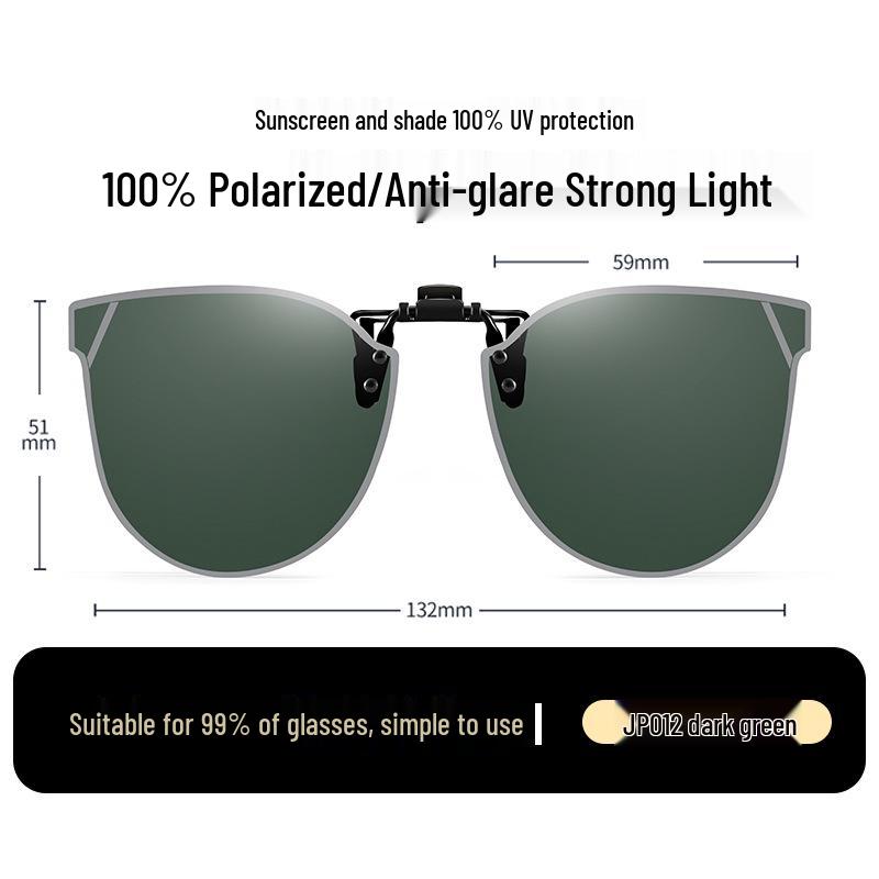 

Дневные и ночные поляризационные солнцезащитные очки-клипсы с защитой UV400 - Откидной стиль для мужчин и женщин