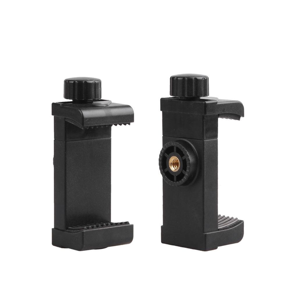 Universal Moblie Phone Clip Bracket Holder Mount With 1/4 Screw For IPhone For Samsung Tripod Monopod Stand2