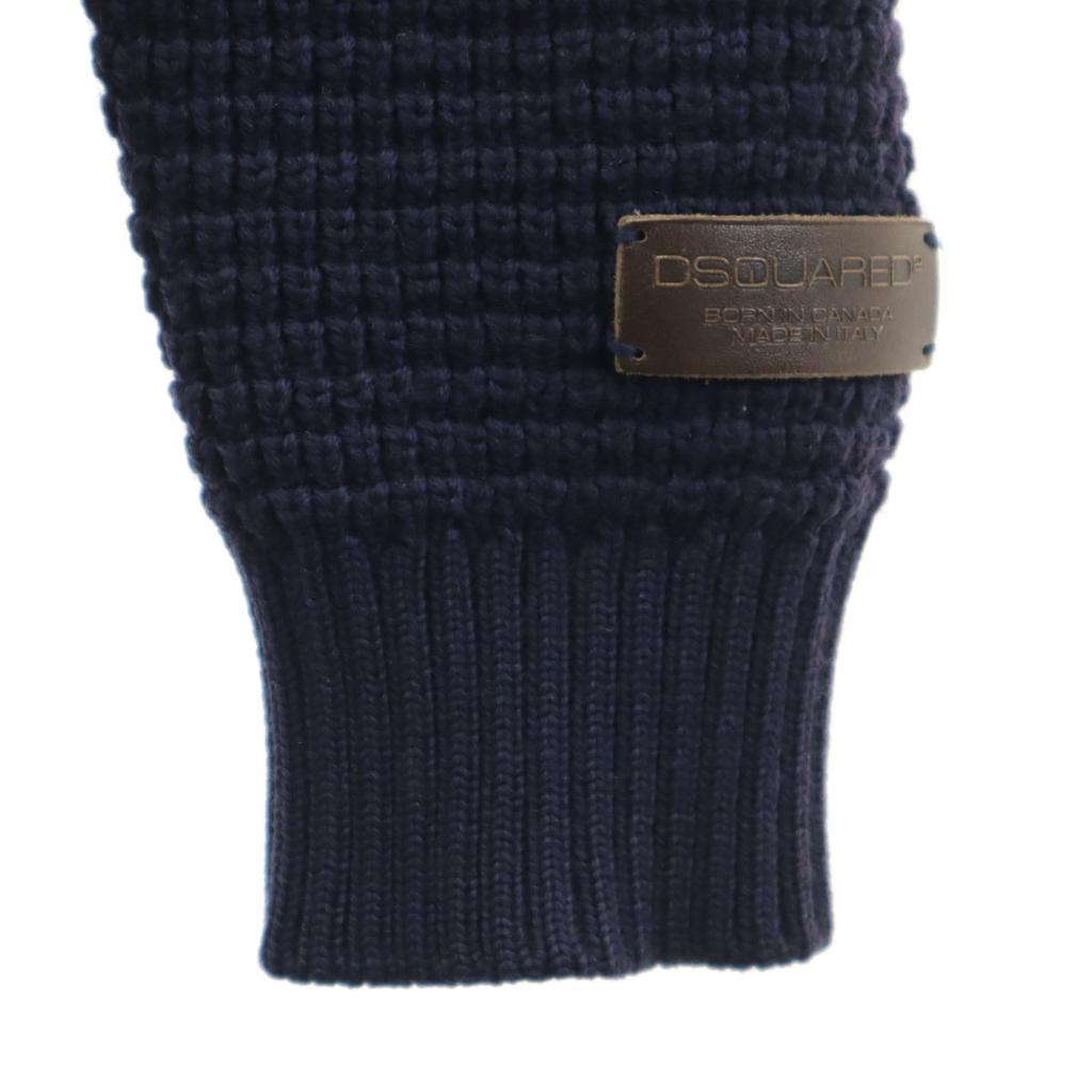 DSQUARED2 Made in Italy wool Long sleeve Shawl collar knit cardigan Men's Used