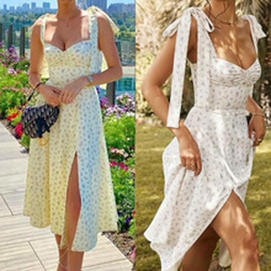 2026 Women's Elegant Waist-Cinching Long Sleeve Halter Jumpsuit with Lace-up and Print