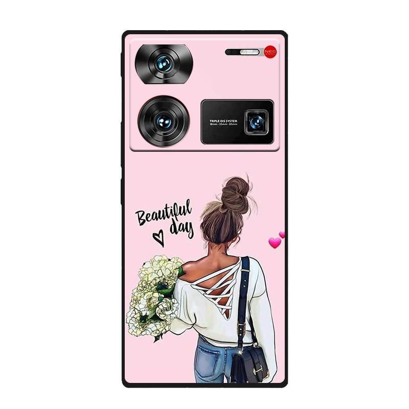 For ZTE nubia Z60 Ultra Case Silicone Luxury Space Soft Bumper for Nubia Z60 Ultra 5G NX721J Phone Cover TPU Funda Fashion Bag