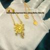 Brass Firework Tassel Necklace - Elegant Romantic Sparkle Clavicle Chain for Women 2026.