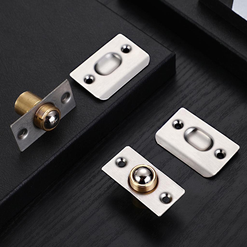4Pcs Closet Door Balls Catches Hardware Adjustable Balls Magnet Latches Replacement French Door Lock Balls Catches