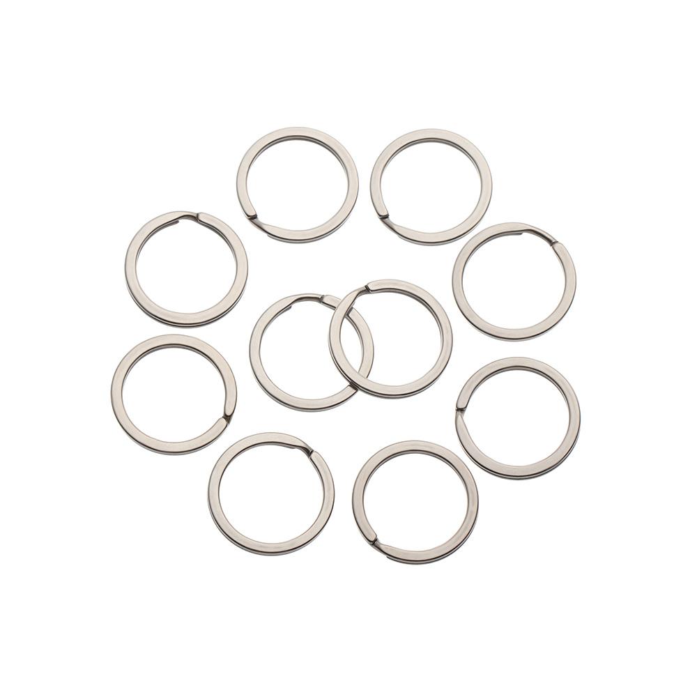 10 Stück/Packung 25/28/30/32mm Taschenverschluss Kettenöse Schlüsselanhänger Edelstahl Schlüsselring