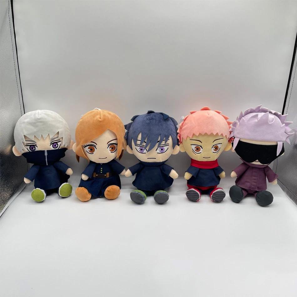 Jujutsu Kaisen Plush Satoru Gojo Fushiguro Megumi Itadori Yuji Inumaki Toge Anime Figure Stuffed Kawaii Doll Children's Gift Toy