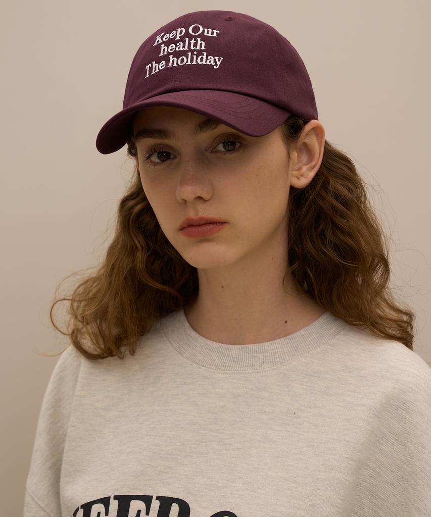 MILLO ARCHIVE Holiday Signature Ball Cap [Burgundy]