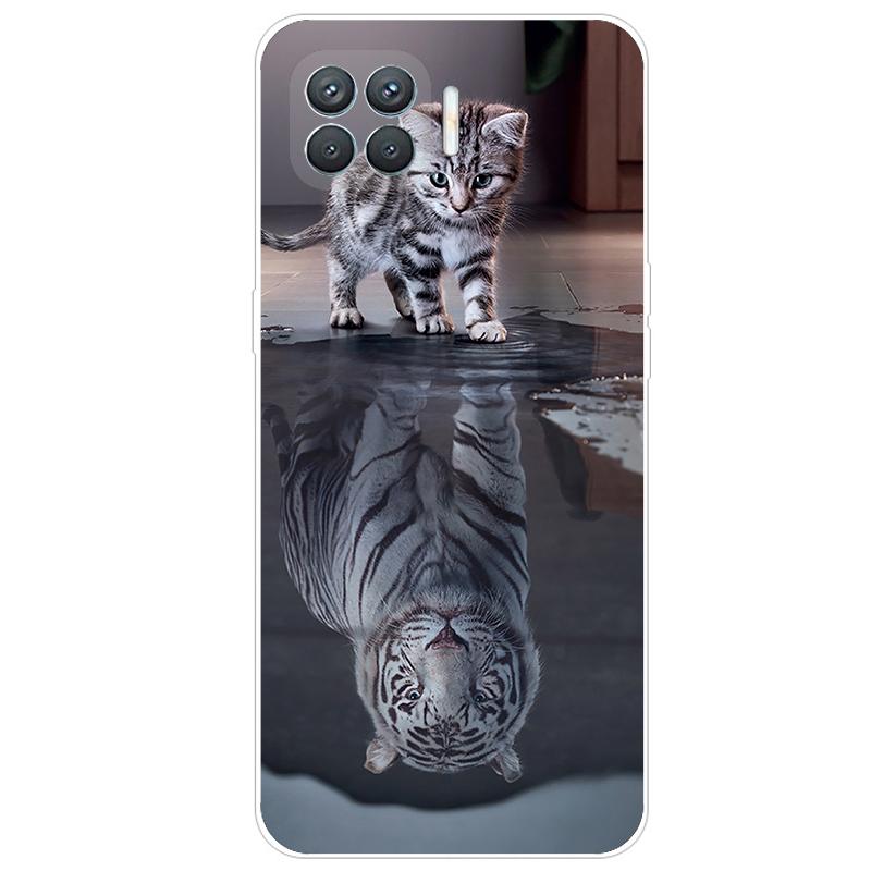 For OPPO Reno4 Lite Case Reno5 Lite Shockproof Soft Silicone TPU Back Cover For OPPO Reno 5 4 Lite Phone Cases Case Cute Cartoon