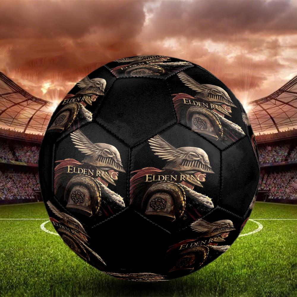 Elden Ring Indoor Soccer Ball Colorful Machine Stitched PVC Size 5 Team Training Competition Ready Durable High-Bounce Cool Sports Gift