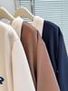 Women's Retro Korean Style Half-Zip Polo Collar Sweatshirt - Early Autumn 2025 Collection