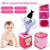 Washing Machine Toy Mini Electric Makeup Brush Cleaner Automatic Cleaning Washing Machine Play Home Toy Coffee Mixer