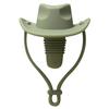 Leak Proof Silicone Champagne Bottle Stopper Reusable Western Cowboy Hat Stopper  for Bar