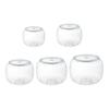 Storage Jar with Airtight Lid Large Capacity Food Grade BPA Free Transparent Design Dust-Proof Grain Rice Container